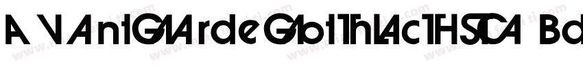 AvantGardeGothicITC Bd字体转换